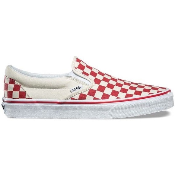 Vans Shoes - Vans Classic Slip-On Primary Check Sneakers